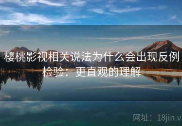 樱桃影视相关说法为什么会出现反例检验：更直观的理解