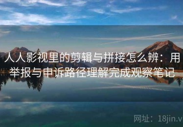 人人影视里的剪辑与拼接怎么辨：用举报与申诉路径理解完成观察笔记