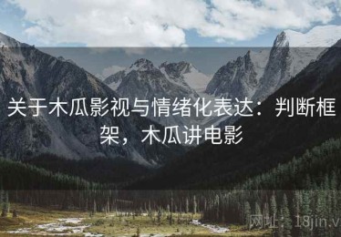 关于木瓜影视与情绪化表达：判断框架，木瓜讲电影