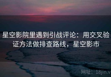 星空影院里遇到引战评论：用交叉验证方法做排查路线，星空影市
