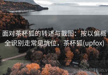 面对茶杯狐的转述与截图：按以偏概全识别走常见坑位，茶杯狐(upfox)