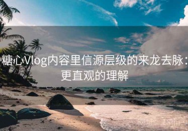 糖心Vlog内容里信源层级的来龙去脉：更直观的理解