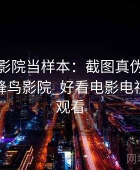 把蜂鸟影院当样本：截图真伪的形成原因，蜂鸟影院_好看电影电视剧在线观看