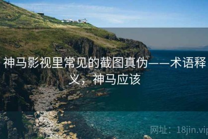 神马影视里常见的截图真伪——术语释义，神马应该