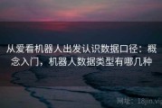 从爱看机器人出发认识数据口径：概念入门，机器人数据类型有哪几种
