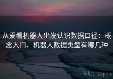 从爱看机器人出发认识数据口径：概念入门，机器人数据类型有哪几种