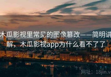 木瓜影视里常见的图像篡改——简明讲解，木瓜影视app为什么看不了了