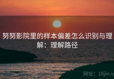 努努影院里的样本偏差怎么识别与理解：理解路径