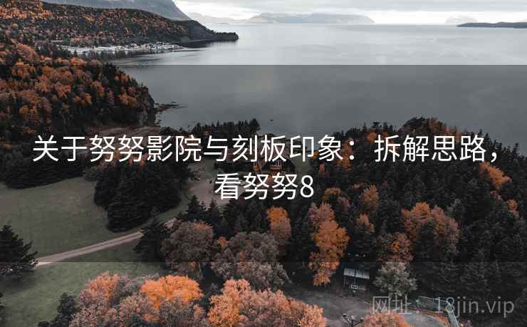 关于努努影院与刻板印象:拆解思路,看努努8 关于努努影院与刻板印象:拆解思路,看努努8