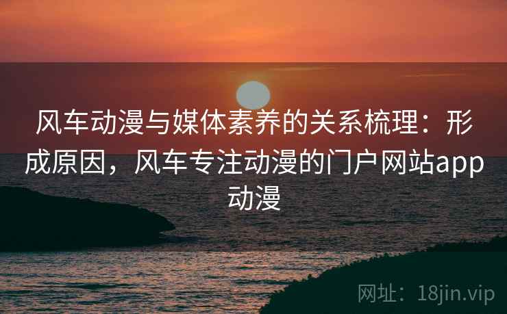 风车动漫与媒体素养的关系梳理:形成原因,风车专注动漫的门户网站app动漫 风车动漫与媒体素养的关系梳理:形成原因,风车专注动漫的门户网站app动漫